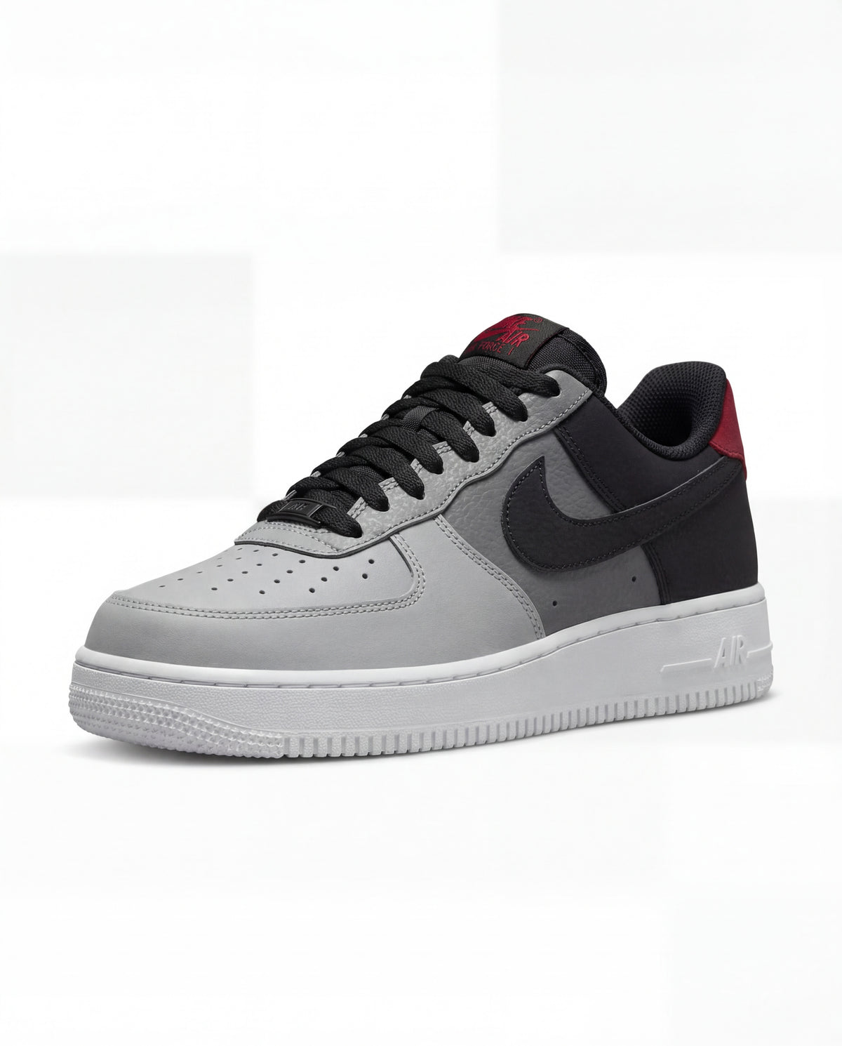 נעלי - Air force 1 - אפור שחור לבן
