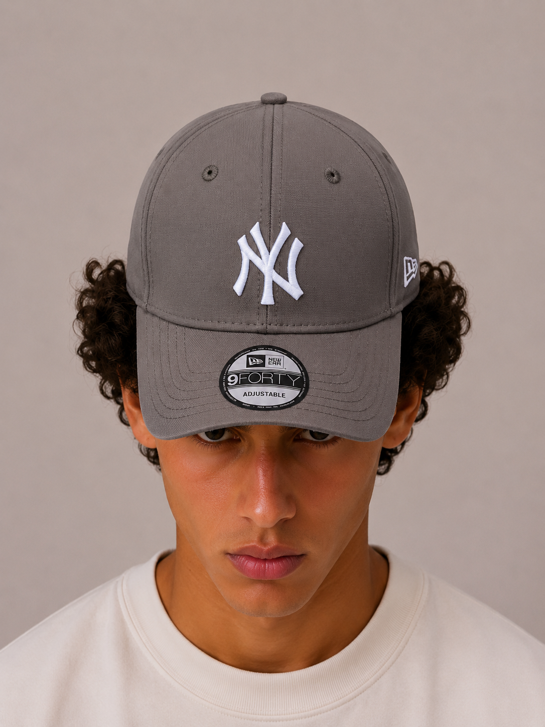 כובע NEW ERA - חום עם לוגו לבן