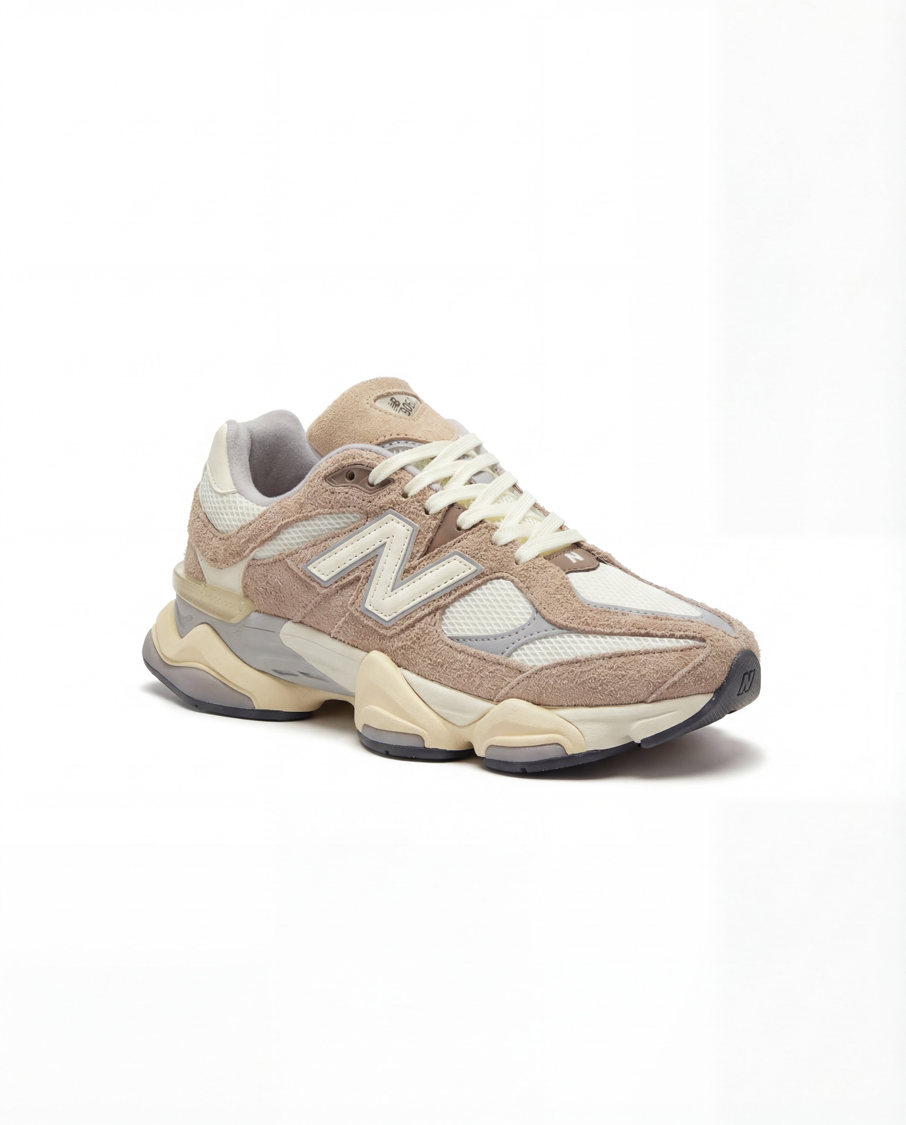 נעלי - New Balance 9060 - חום לבן ג’מס