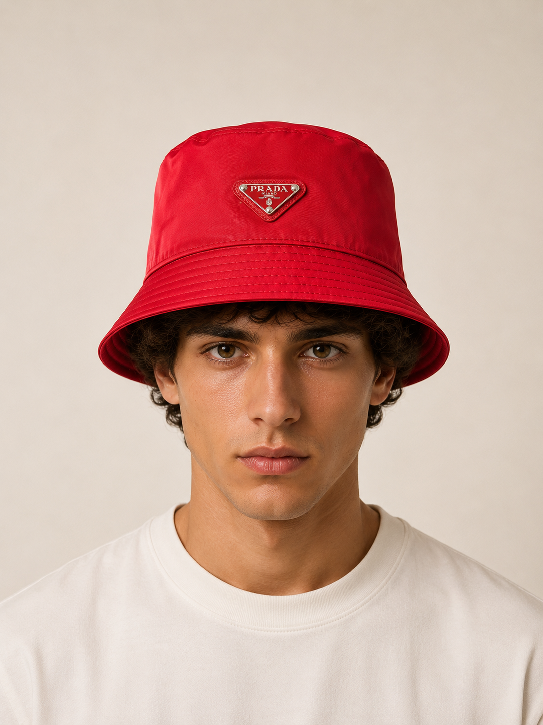 כובע PRADA - אדום