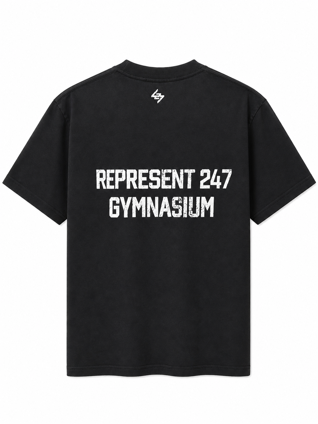 טי שירט - REPRESENT - שחור כיתוב לבן