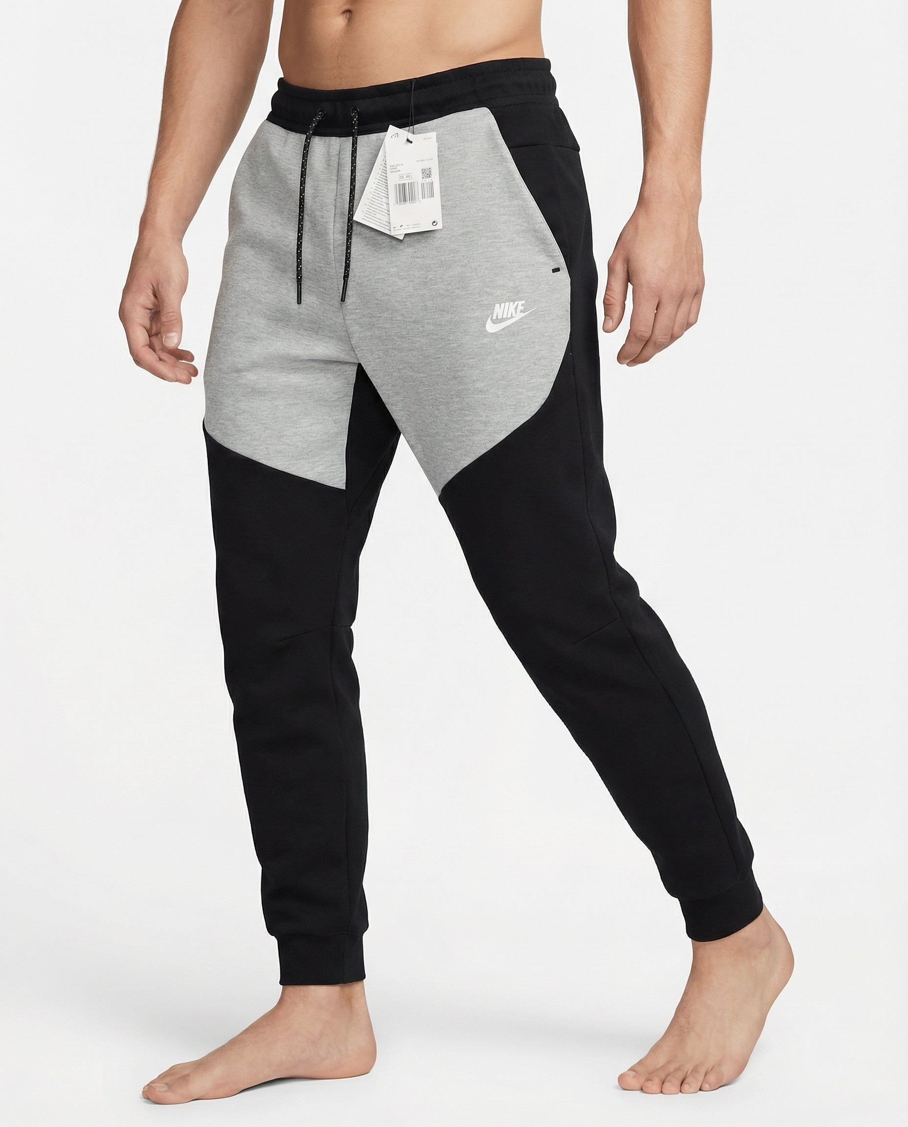 מכנס ארוך שחור אפור 2023 - TECH FLEECE - יוניסקס
