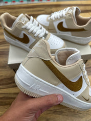 נעלי - Air force 1 - בז לבן