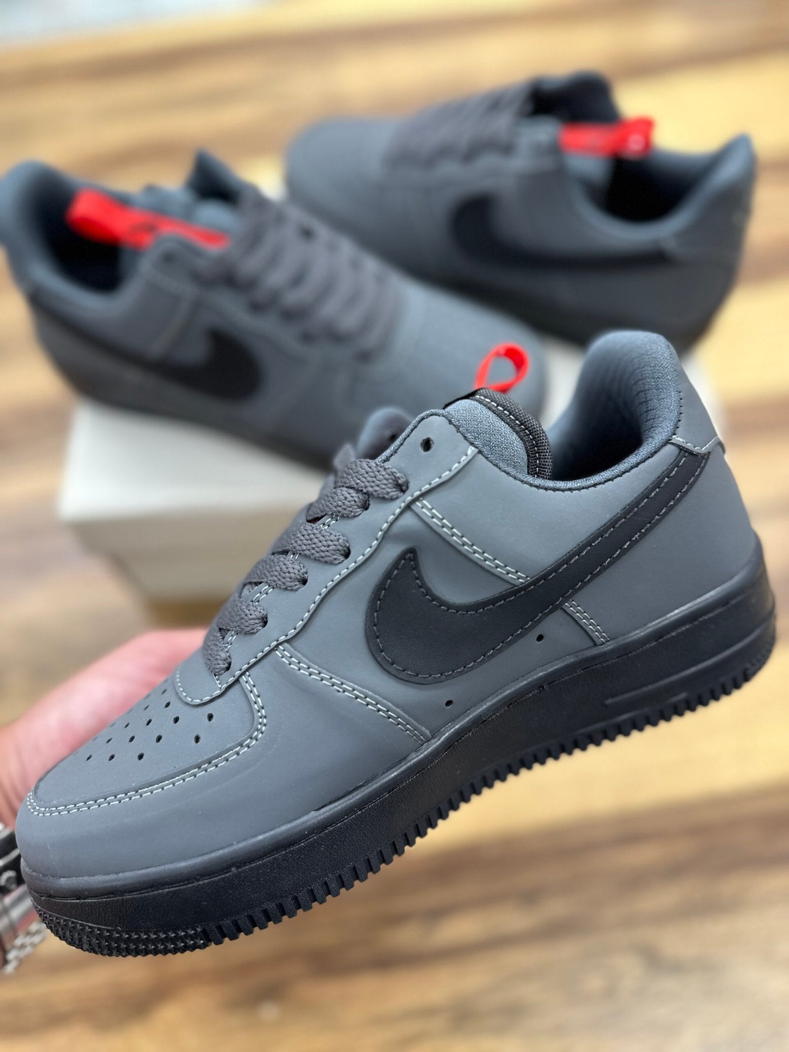 נעלי - Air force 1 - אפור