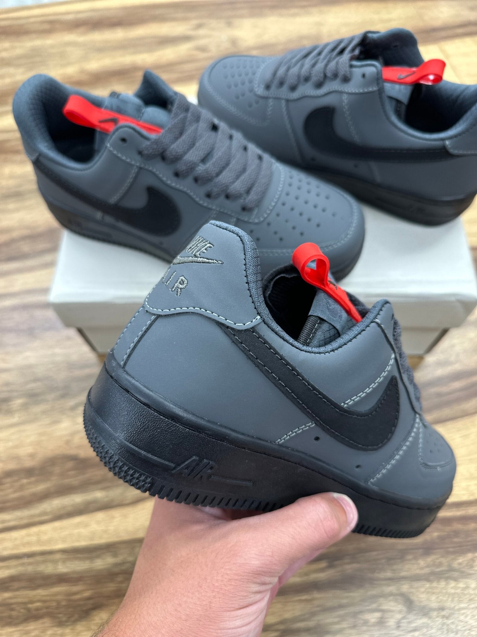 נעלי - Air force 1 - אפור