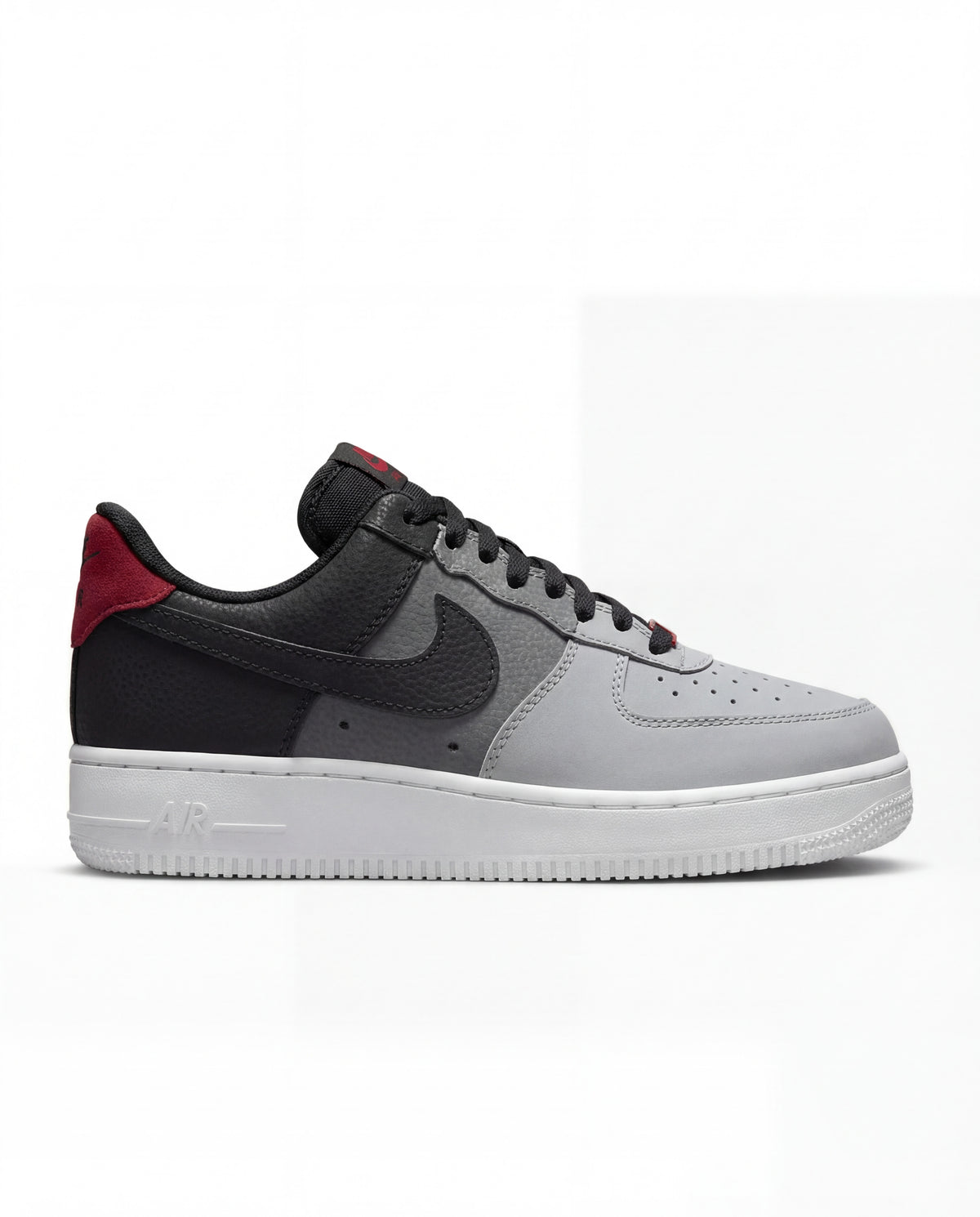 נעלי - Air force 1 - אפור שחור לבן