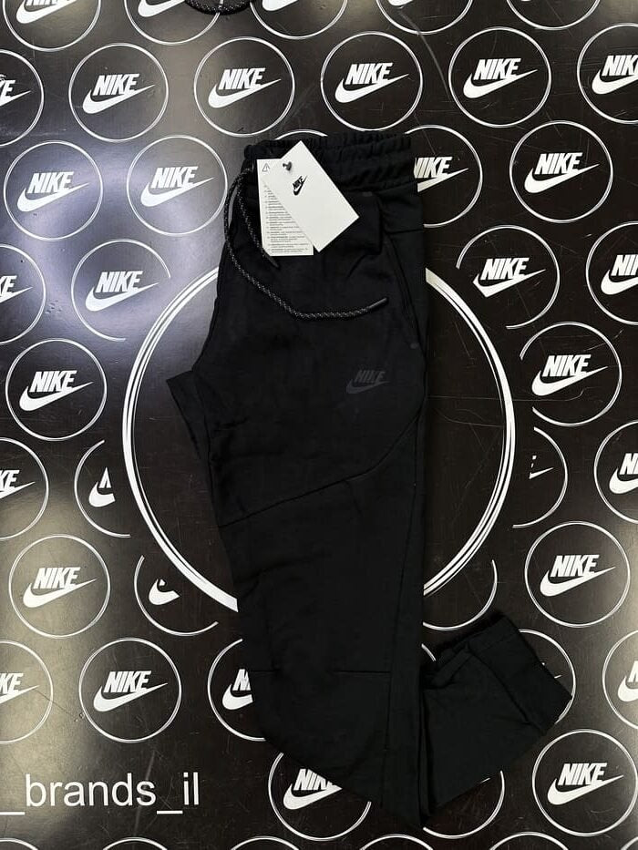 מכנס ארוך שחור 2023 - TECH FLEECE - יוניסקס