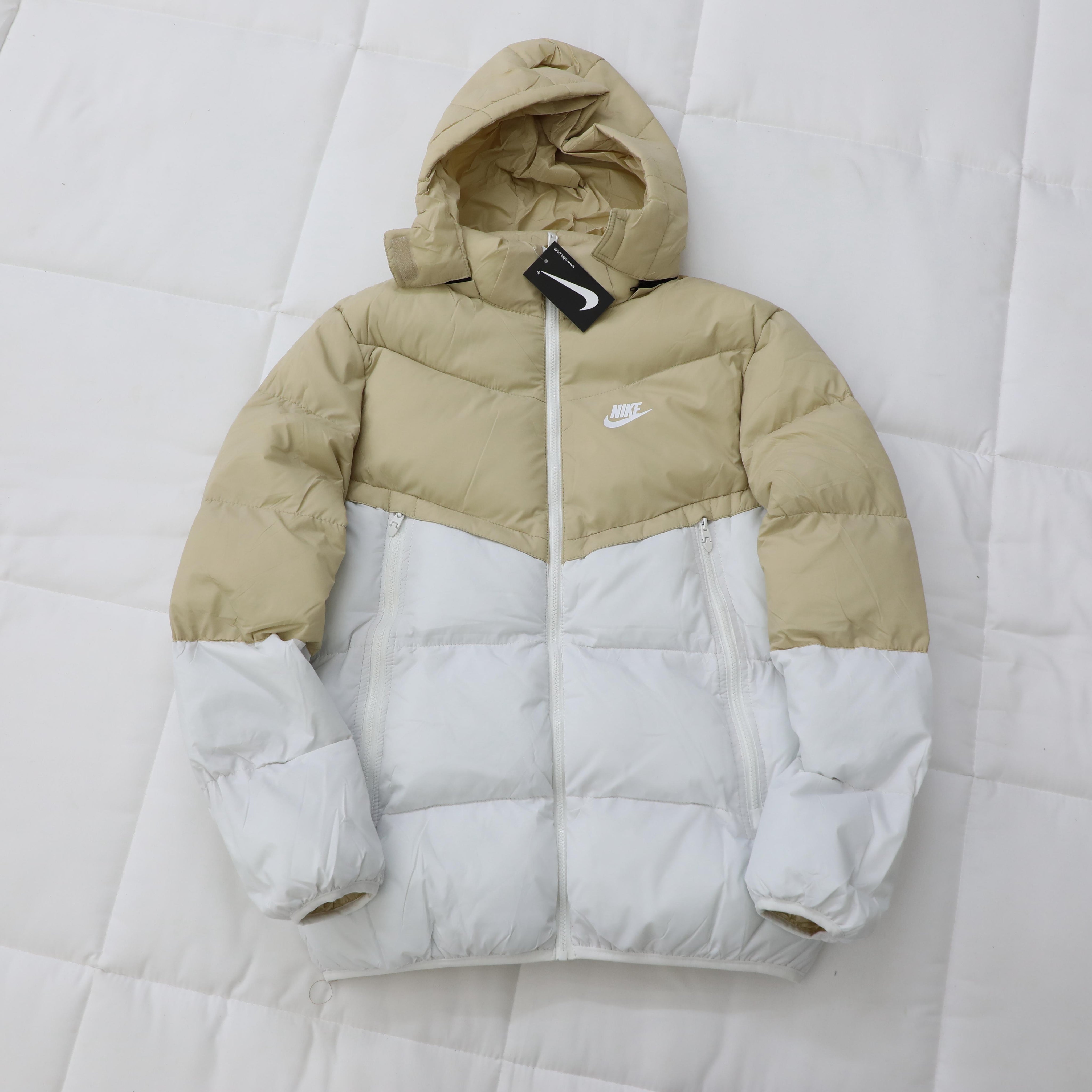 מעיל - TECH FLEECE - בז לבן