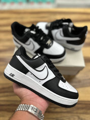 נעלי - Air force 1 - שחור לבן