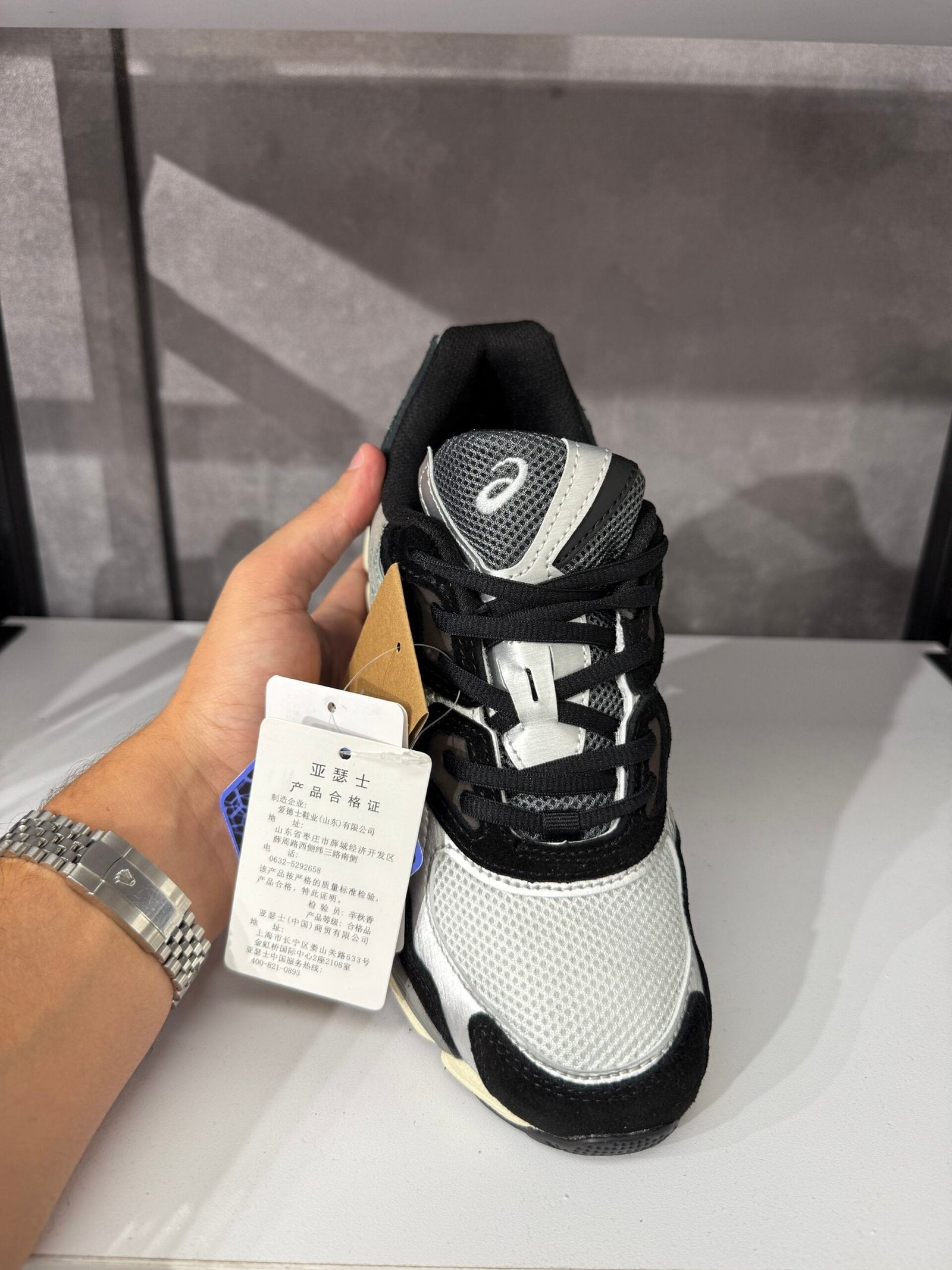 נעלי - Asics Gel NYC - שחור אפור לבן